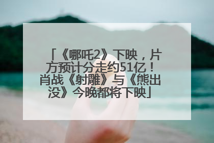 《哪吒2》下映，片方预计分走约51亿！肖战《射雕》与《熊出没》今晚都将下映