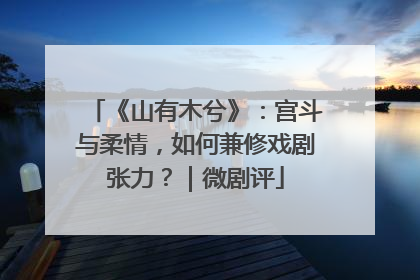 《山有木兮》：宫斗与柔情，如何兼修戏剧张力？｜微剧评