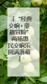 “经典交响+童趣冒险” 两场惠民交响乐圆满落幕
