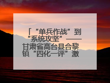 “单兵作战”到“系统攻坚”——甘肃省高台县合黎镇“四化一评”激活农村党员管理新引擎