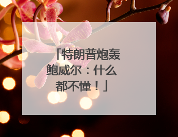 特朗普炮轰鲍威尔：什么都不懂！