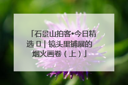 石景山拍客•今日精选 ㉓｜镜头里铺展的烟火画卷（上）