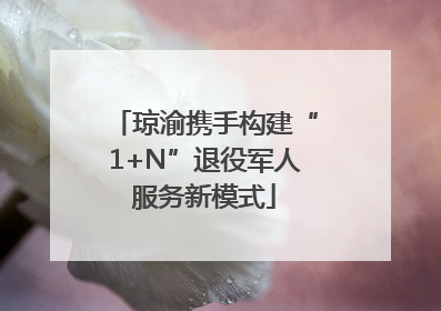 琼渝携手构建“1+N”退役军人服务新模式