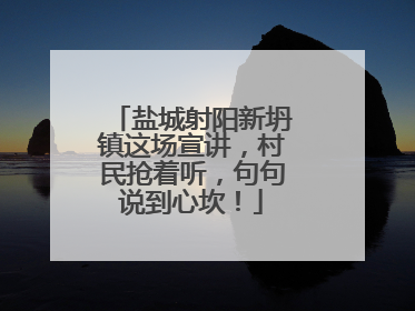 盐城射阳新坍镇这场宣讲，村民抢着听，句句说到心坎！