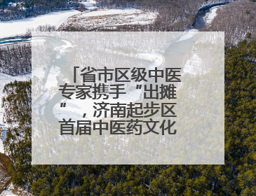 省市区级中医专家携手“出摊”，济南起步区首届中医药文化市集热闹开幕