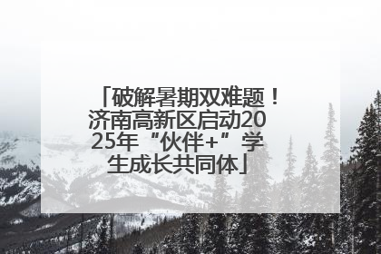 破解暑期双难题！济南高新区启动2025年“伙伴+”学生成长共同体