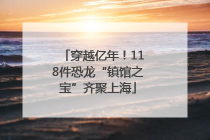 穿越亿年！118件恐龙“镇馆之宝”齐聚上海