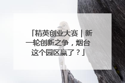 精英创业大赛｜新一轮创新之争，烟台这个园区赢了？