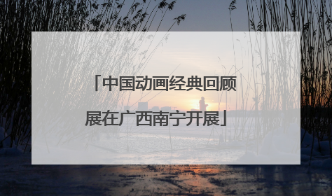 中国动画经典回顾展在广西南宁开展