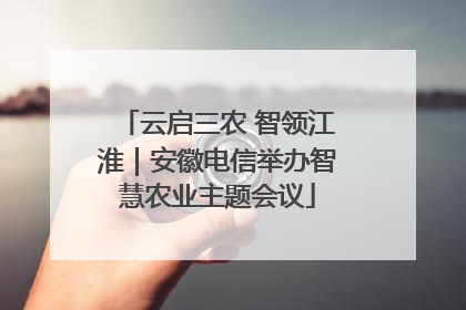 云启三农 智领江淮｜安徽电信举办智慧农业主题会议
