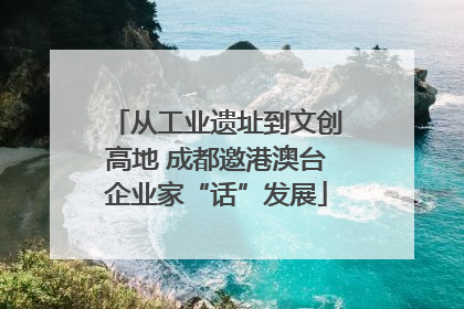 从工业遗址到文创高地 成都邀港澳台企业家“话”发展