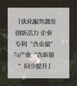 优化服务激发创新活力 企业专利“含金量”与产业“含新量”同步提升