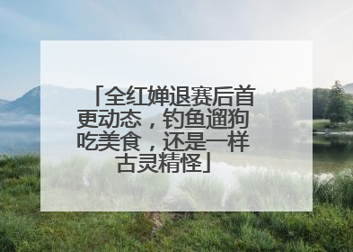 全红婵退赛后首更动态，钓鱼遛狗吃美食，还是一样古灵精怪