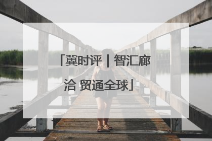 冀时评｜智汇廊洽 贸通全球