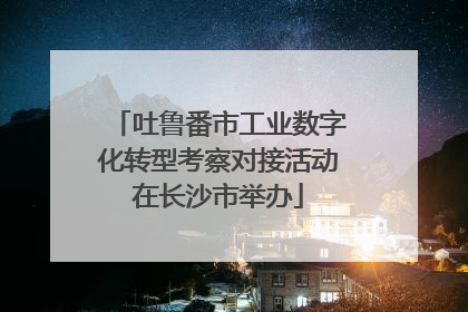 吐鲁番市工业数字化转型考察对接活动在长沙市举办