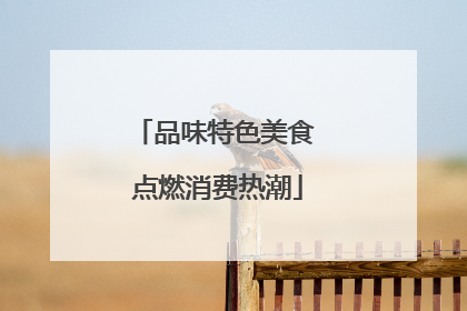 品味特色美食 点燃消费热潮