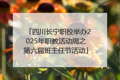 四川长宁职校举办2025年职教活动周之第六届班主任节活动