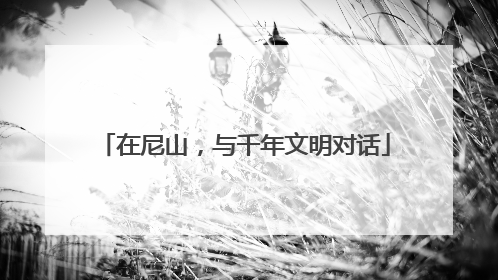 在尼山，与千年文明对话