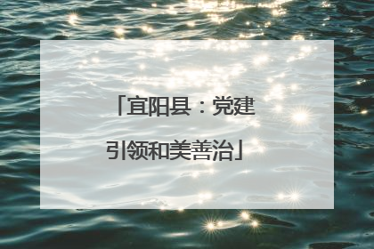 宜阳县：党建引领和美善治
