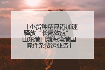 小货种精品港加速释放“长尾效应” 山东港口渤海湾港国际件杂货运业务