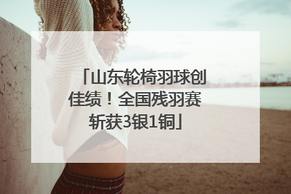山东轮椅羽球创佳绩！全国残羽赛斩获3银1铜