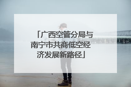 广西空管分局与南宁市共商低空经济发展新路径