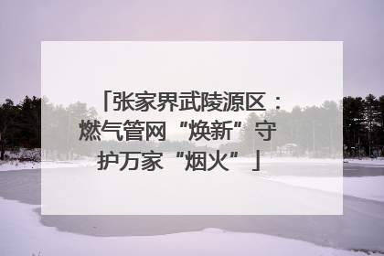 张家界武陵源区：燃气管网“焕新”守护万家“烟火”