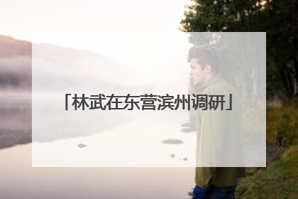 林武在东营滨州调研