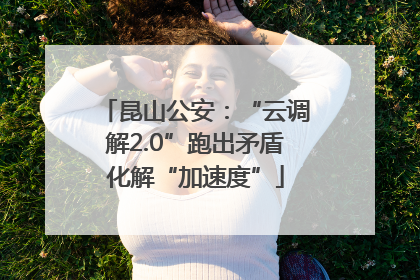 昆山公安：“云调解2.0”跑出矛盾化解“加速度”