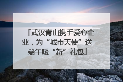 武汉青山携手爱心企业，为“城市天使”送端午暖“新”礼包