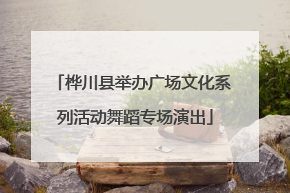 桦川县举办广场文化系列活动舞蹈专场演出