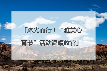沐光而行！“雅美心育节”活动温暖收官