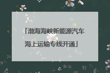 渤海海峡新能源汽车海上运输专线开通