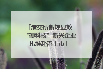 港交所新规显效 “硬科技”新兴企业扎堆赴港上市