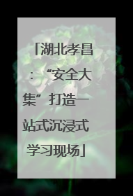 湖北孝昌：“安全大集”打造一站式沉浸式学习现场