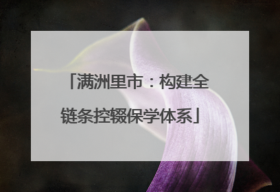 满洲里市：构建全链条控辍保学体系