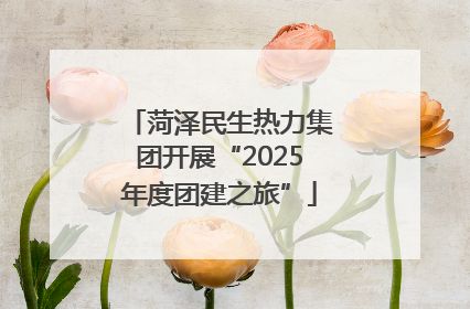 菏泽民生热力集团开展“2025年度团建之旅”