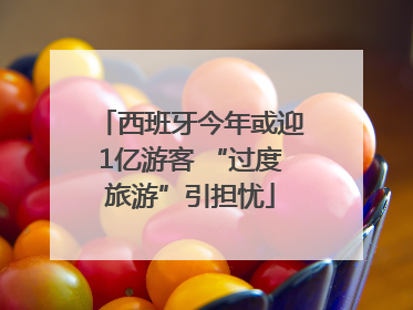 西班牙今年或迎1亿游客 “过度旅游”引担忧