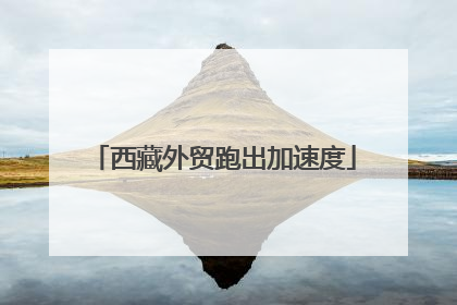 西藏外贸跑出加速度