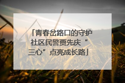 青春岔路口的守护 社区民警贾先庆“三心”点亮成长路