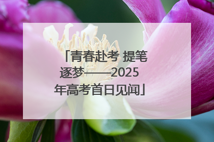 青春赴考 提笔逐梦——2025年高考首日见闻