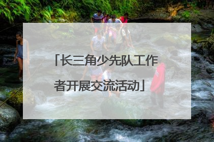 长三角少先队工作者开展交流活动