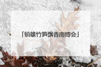 镇雄竹笋飘香南博会