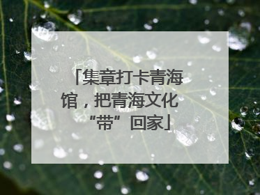 集章打卡青海馆，把青海文化“带”回家