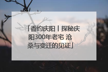 香约庆阳丨探秘庆阳300年老宅 沧桑与变迁的见证