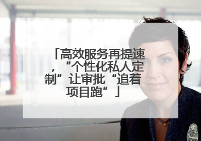 高效服务再提速，“个性化私人定制”让审批“追着项目跑”