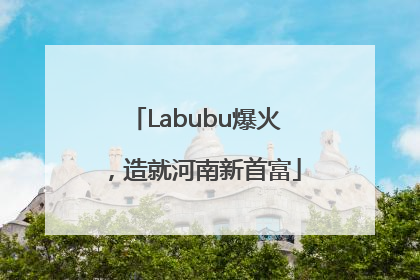 Labubu爆火，造就河南新首富